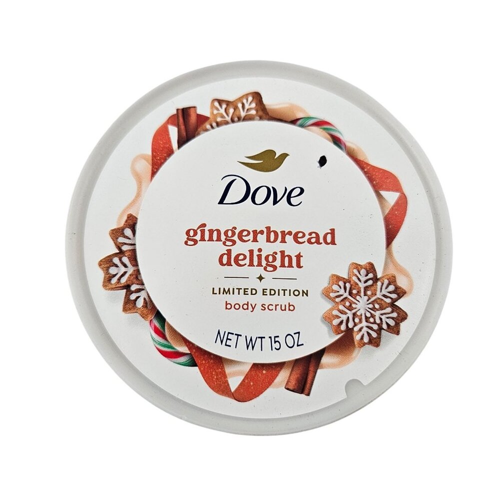 Dove Body Scrub Gingerbread Delight Limited Edition 15 oz Holiday Treats - Picture 5 of 11